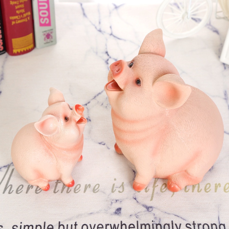 Larger Size Pig Piggy Bank Child Piggy Bank Household Items Children ...