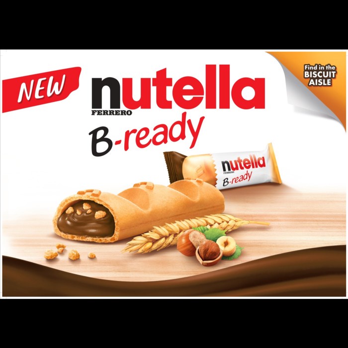 Nutella B-Ready Single Bar Ferrero Germany Bready 22gr | Shopee Philippines