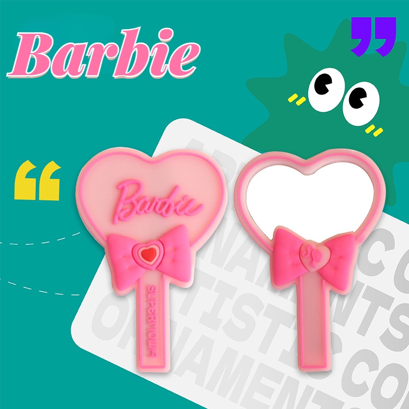 Handheld Barbie Mirror Barbie Makeup Mirror Handle Mirror Mini Hand