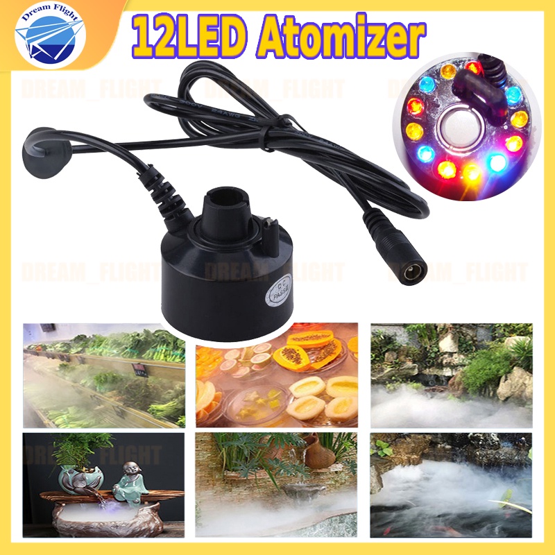 New Ultrasonic Mist Maker Fogger Water Fountain Pond Atomizer Air