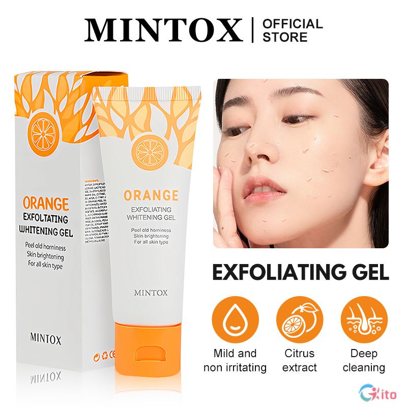 MINTOX 50ML Orange Body Cream Exfoliating Gel Facial Whitening Body