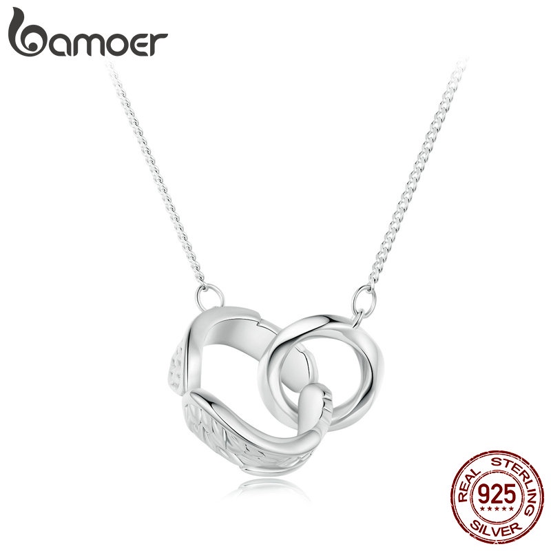 thumbnail image 2 of Bamoer .925 Sterling Silver Heart CZ Pendant Necklace – Delicate Lady Jewelry 2 of 3