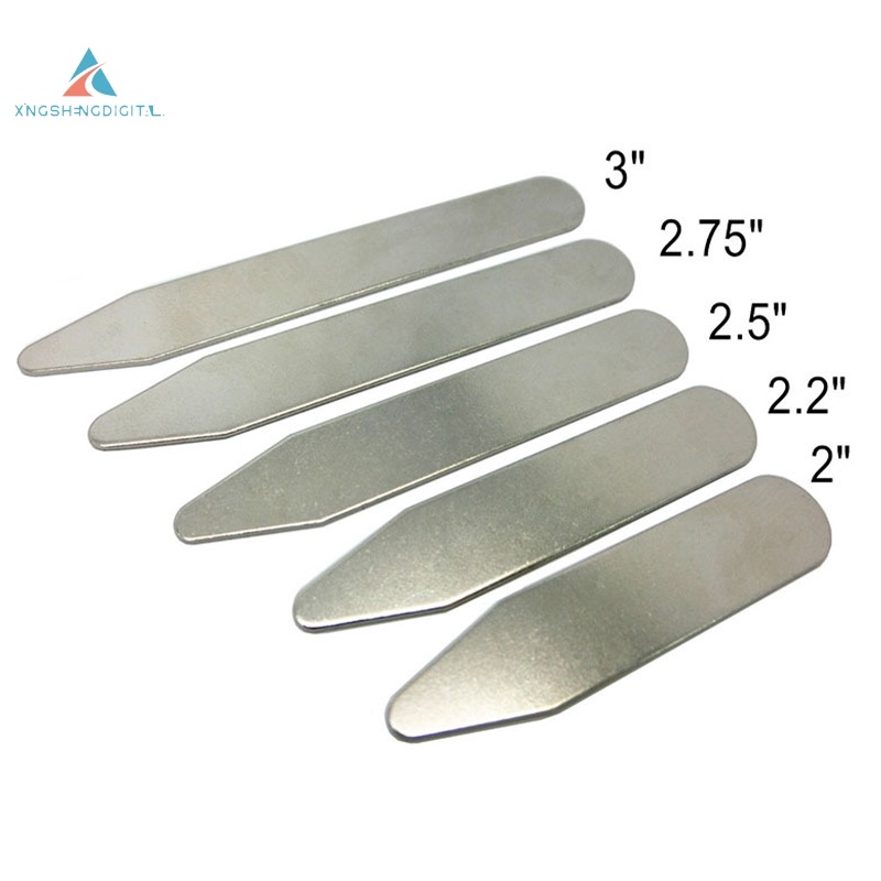 ZJPG> 40pcs 5Sizes Collar Stays for BF Business Men Shirt Bone