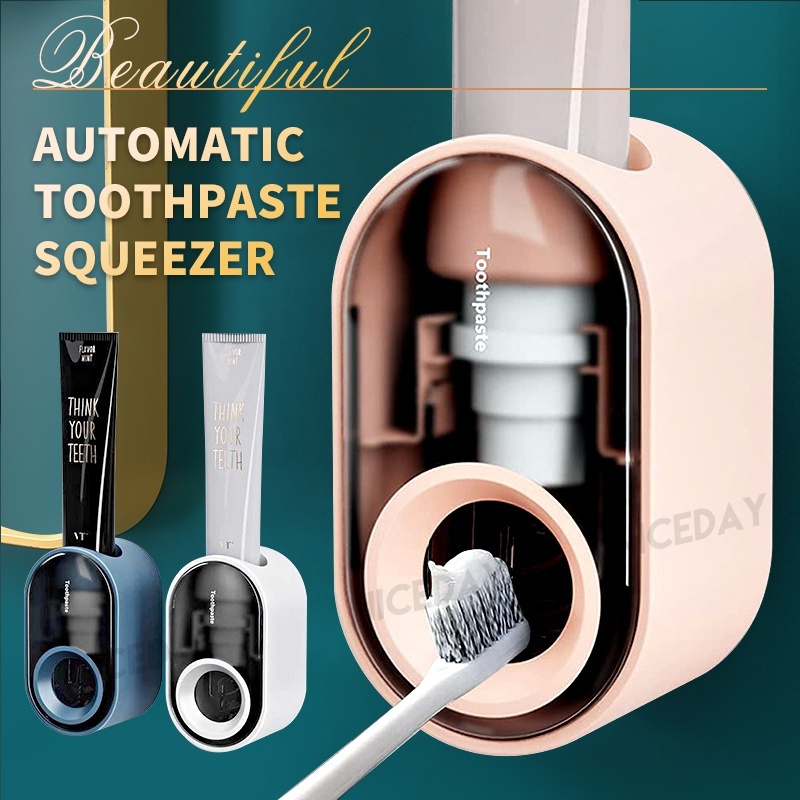 Toothpaste Squeezer Automatic Toothpaste Dispenser Holder Without ...