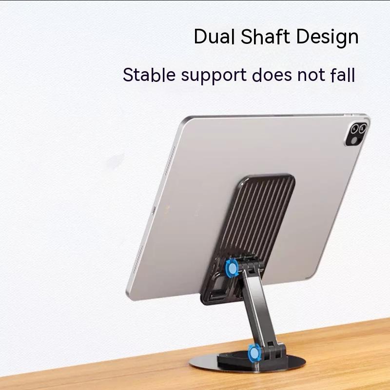 Tablet phone metal bracket with 360 ° rotation, lifting and retracting ...