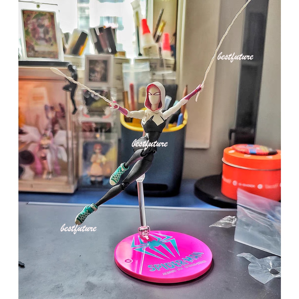 Modellino SHF Gwen Stacy Spider-Gwen - Spider-Man: Across The Spider-Verse, Nuovo
