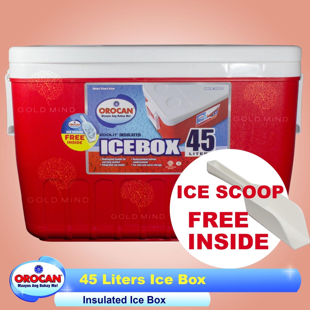 Orocan Ice Box Insulated Icebox Ches 45 | 30 | 15 | 8 | 5 Liters - Gold ...