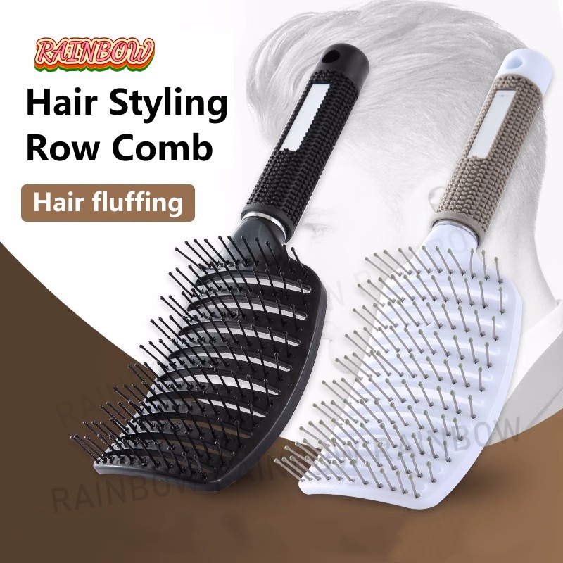 Coufce 3 Pack Metal Hair Pick Set - Afro Pick Comb, Teasing Comb For Curly Hair, Beard & Salon Use - Stainless Steel