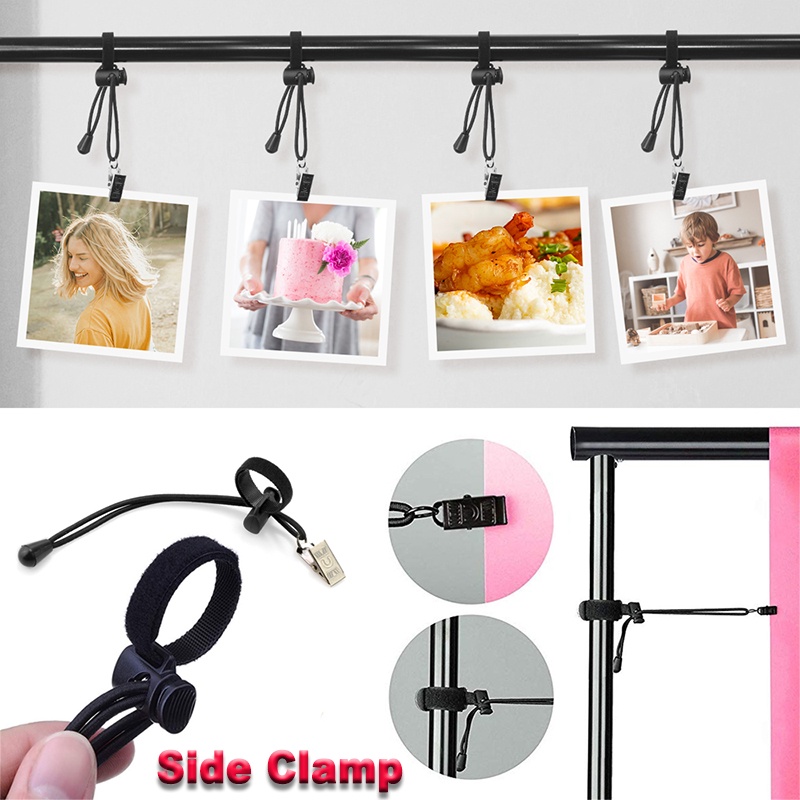 【konouyo】6Pcs/12Pcs Photography Background Clips Backdrop Side Clamps ...
