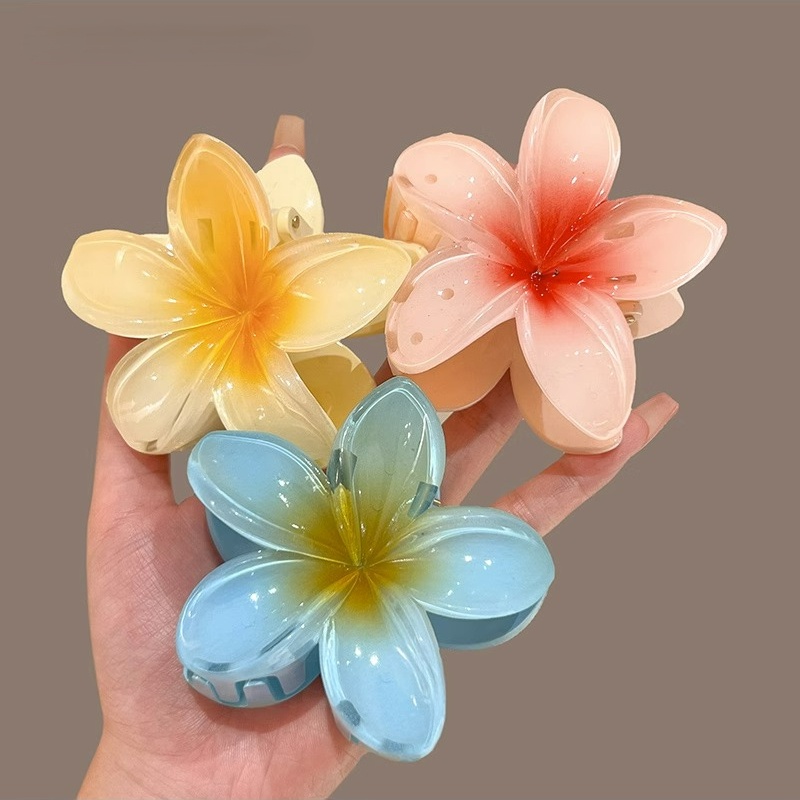 Holiday Flower Hair Clip Beach Hairpin Barrettes Accessories Shopee