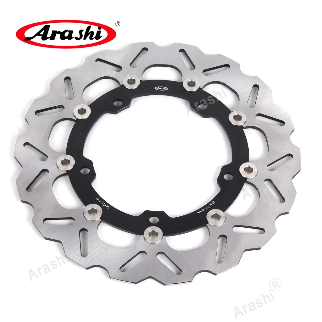 Arashi CNC Full Floating Front Brake Disk Disc Rotor For KAWASAKI Ninja ...