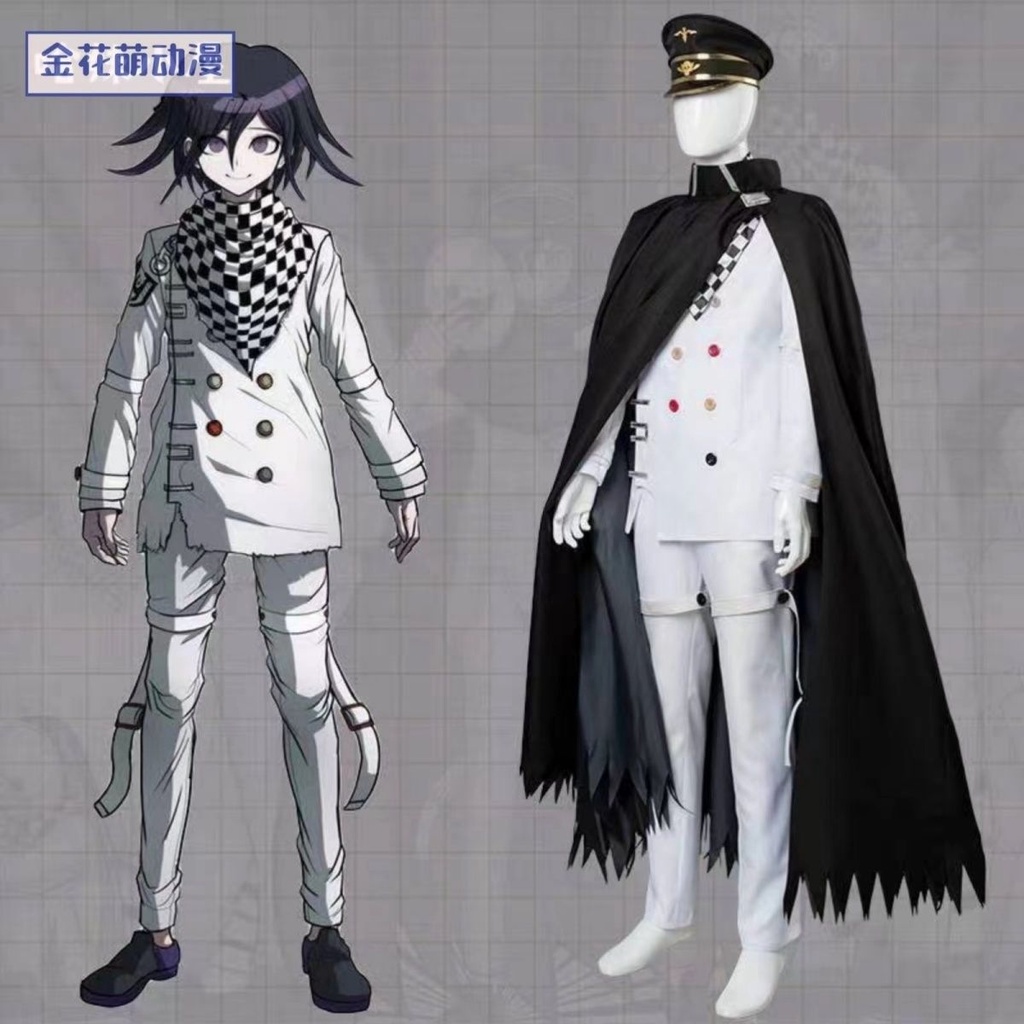 Danganronpa V3 Kokichi Oma Cosplay Costume Halloween Carnival Party 