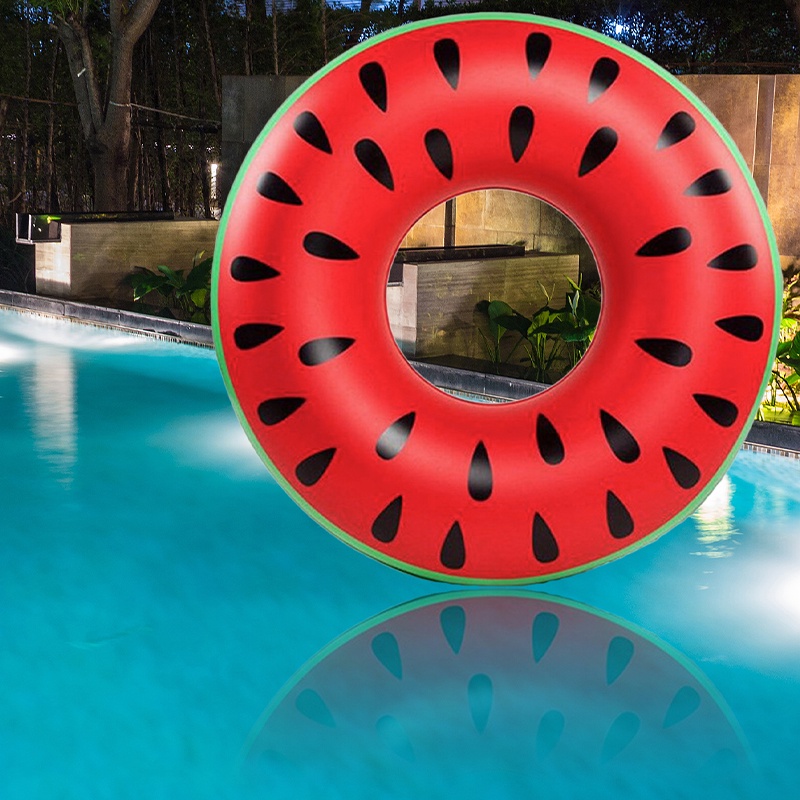 COOLSY Watermelon Pool Floats For Kids Adults, Inflatable Swim Rings ...