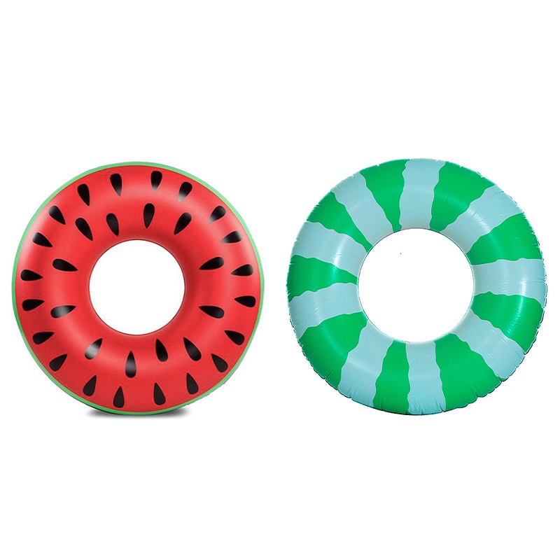 COOLSY Watermelon Pool Floats For Kids Adults, Inflatable Swim Rings ...