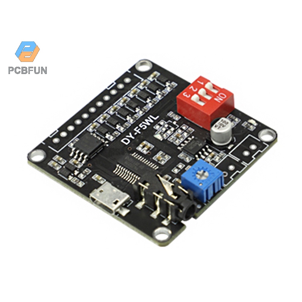 Pcbfun Voice Playback Module 32m Flash Storage Mp3 Music Player Control ...