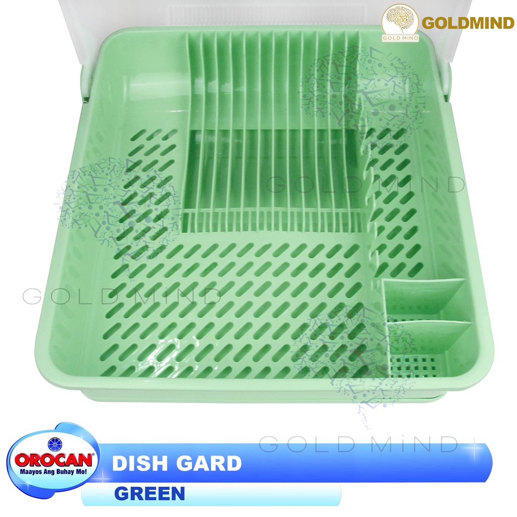 Orocan Dish Rack Drainer with Cover -Gold Mind | Shopee Philippines