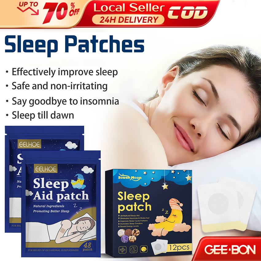 GEEBON 48pcs Sleep Patches Insomnia Sleep Aid Patch Improve Sleeping ...