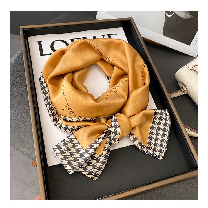 150x15cm Women Silk Scarf Long Ribbon Neckband Neckties Neckerchief Tie ...