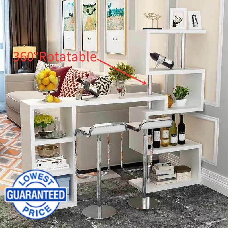 Bar Table Adjustable Simple Home Living Room Against the Wall Bar