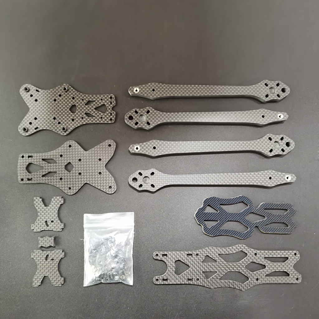QWinOut 7 Inch 315mm Carbon Fiber Quadcopter Frame Kit 5.5mm Arm for ...