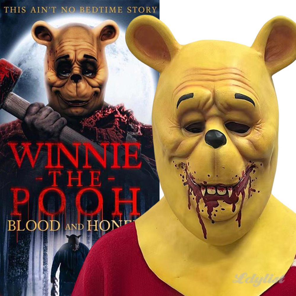 Creepy Halloween Winnie The Pooh Mask Scary Halloween Mask Terror Ghost ...