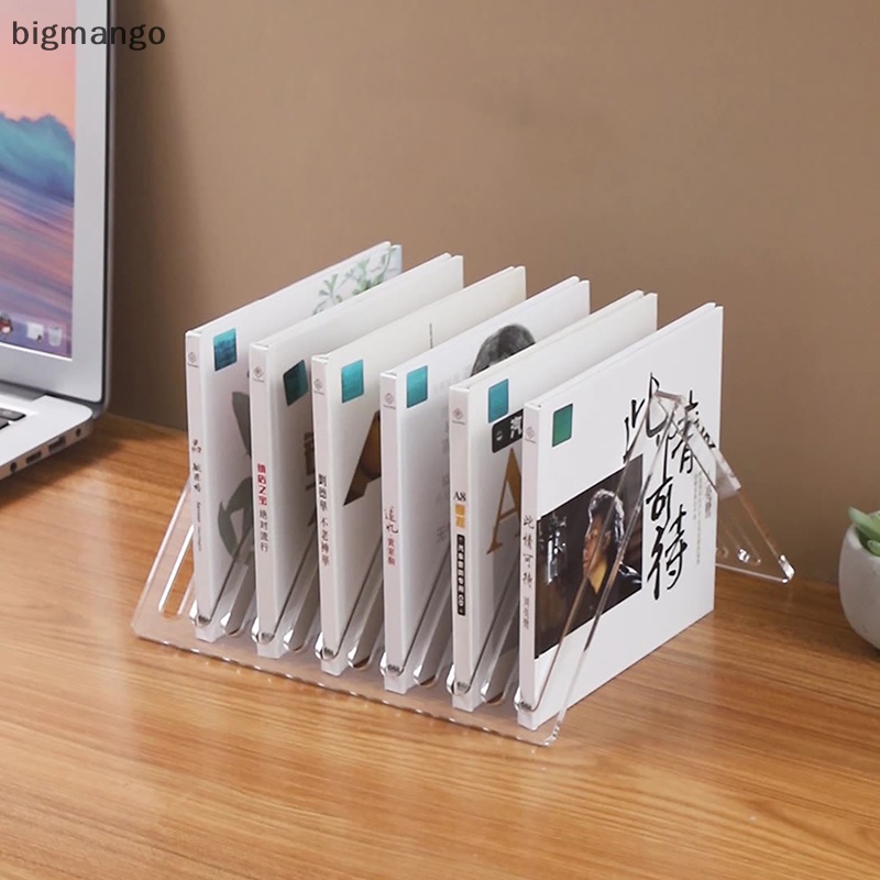 BMPH Belle 12 Slots Acrylic Vinyl Desktop Record Display Rack StandCD ...