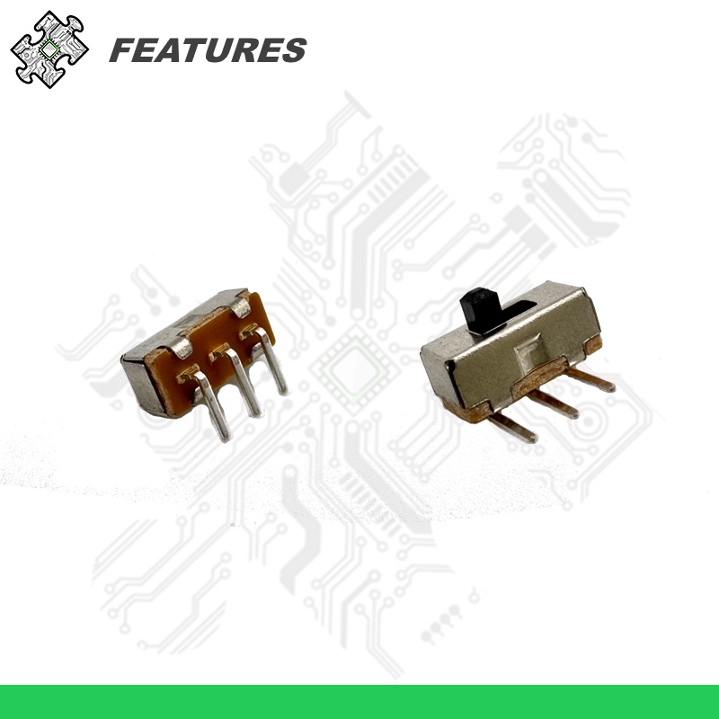 ENGLAB★High Knob Vertical/Horizontal Micro Mini Slide Switches, 3 Pin 2 ...