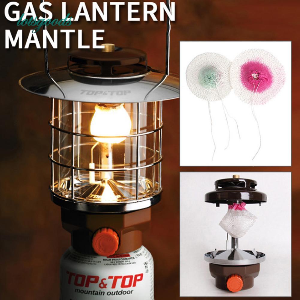 Gas Lantern Mantles Safety Kerosene Lamp Gauze Mesh Cover Pressure