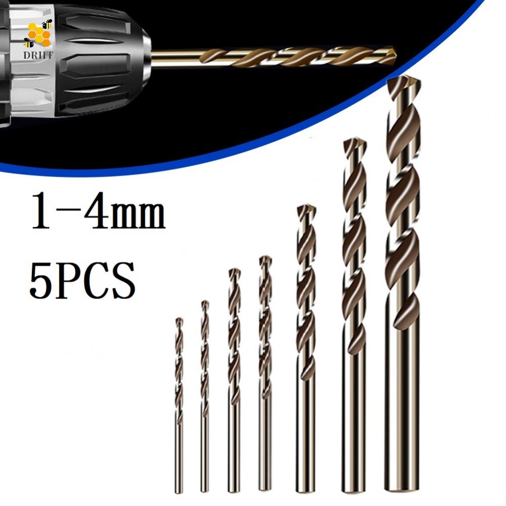 5pcs HSS M35 Cobalt Drill Bit 1-4mm for Stainless Steel metal wood Hole ...