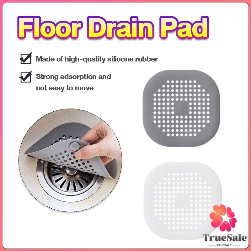 TRUESALE Kitchen toilet Sucker Sink Strainer Silicone Anti Blocking