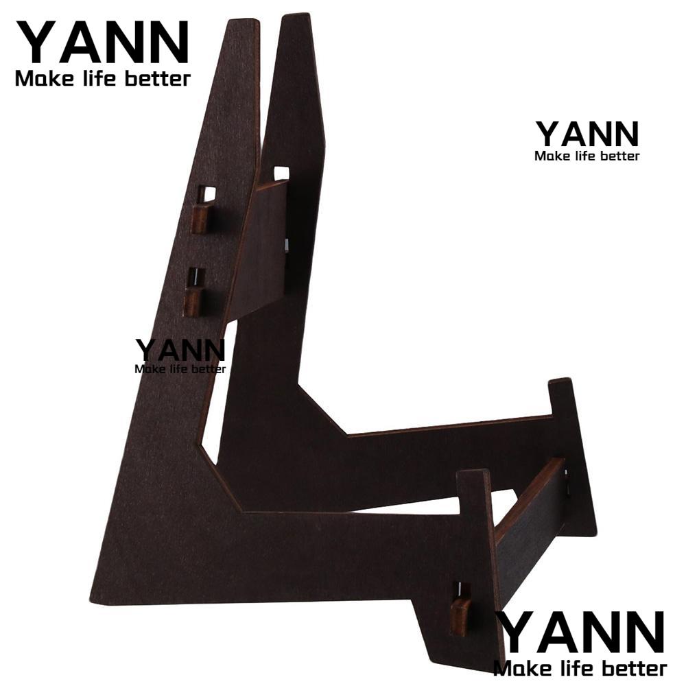 YANN1 Picture Frame Stand, Wood 8 Inch Wooden Easel Stand, Portable