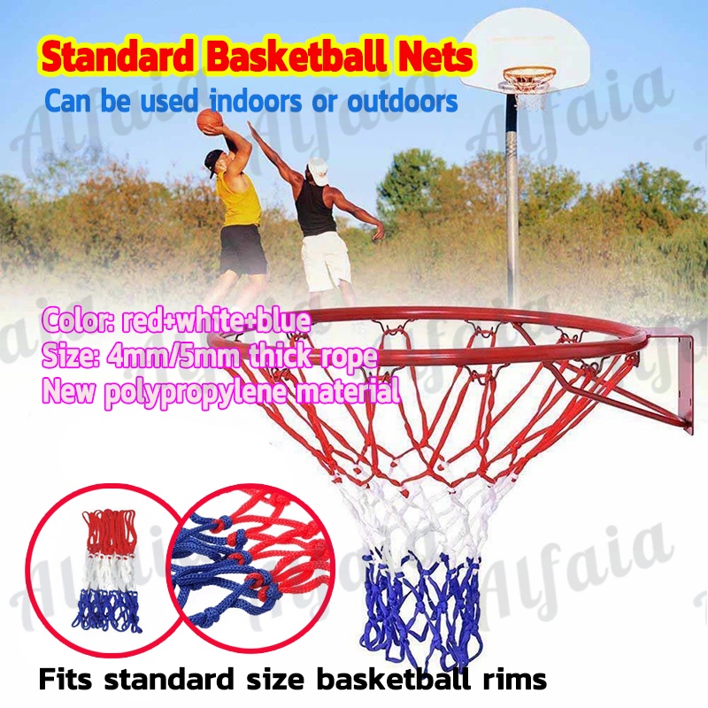 4mm/5mm Standard Basketball Nets All-Weather Heavy Duty Outdoor Net ...