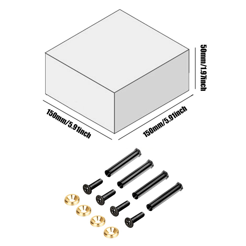 Cooling Fan Mount Screws Quiet Operation Housing Radiator Screws for PC ...