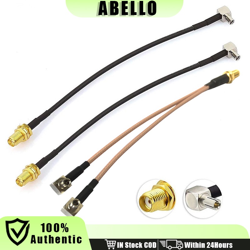 20cm SMA Female Jack to TS9/CRC9 Male Single / Double Pigtail Connector ...