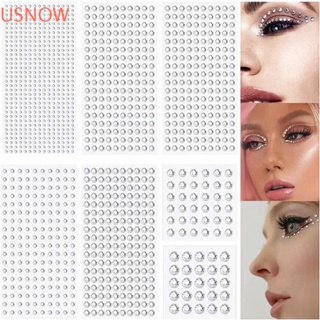 Face rhinestone bling stickers for girls kids stage performance photos  shooting European American Music Festival Masquerade