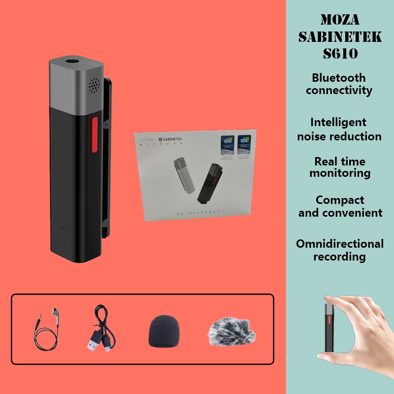 Unidirectional Mic Sabinetek Smartmike+ Wireless SabineTek