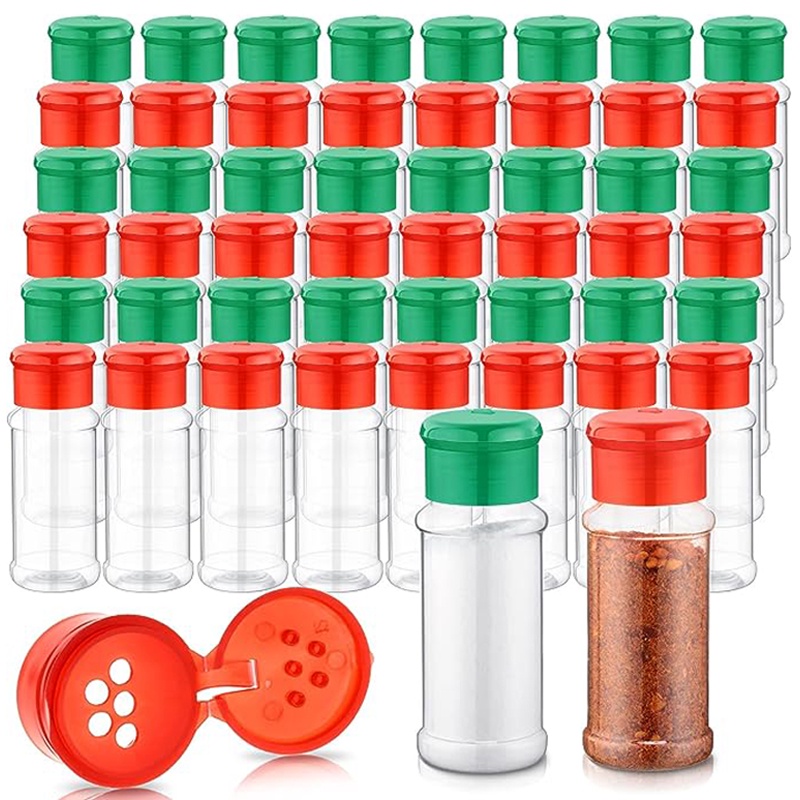 2/4/6Pcs BBQ Spice Pepper Seasoning Bottles/Reusable PET Condiment ...