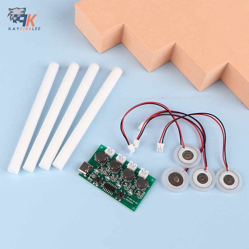 thumbnail interactive-video image 1 of Type-C DC5V Ultrasonic Mist Maker - 6 Channel Atomizing Module For Humidifier DIY Projects 1 of 5
