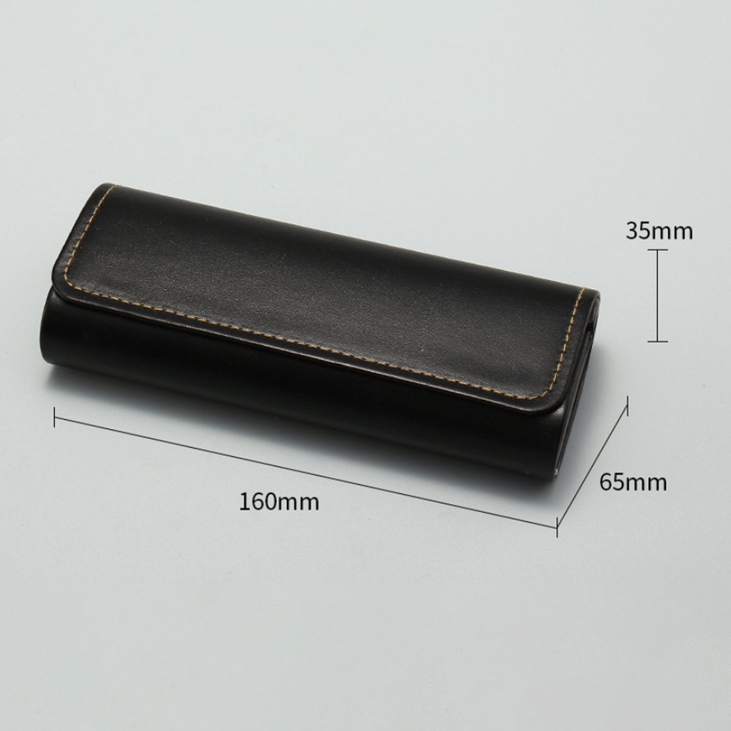 Glasses Case For Men & Women, Hard Eyeglass Case Closure In