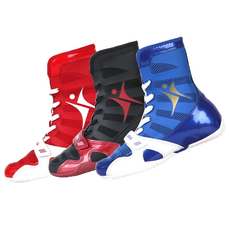 Kangrui Boxing Shoes Wrestling Shoes Fighting Shoes Men Women Sanda