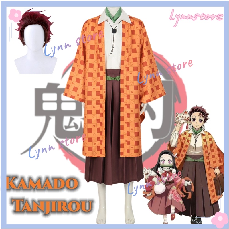 A Tanjirou Kamado Cosplay Anime Demon Slayer Cosplay | Meses Sin Interés - Foto 5