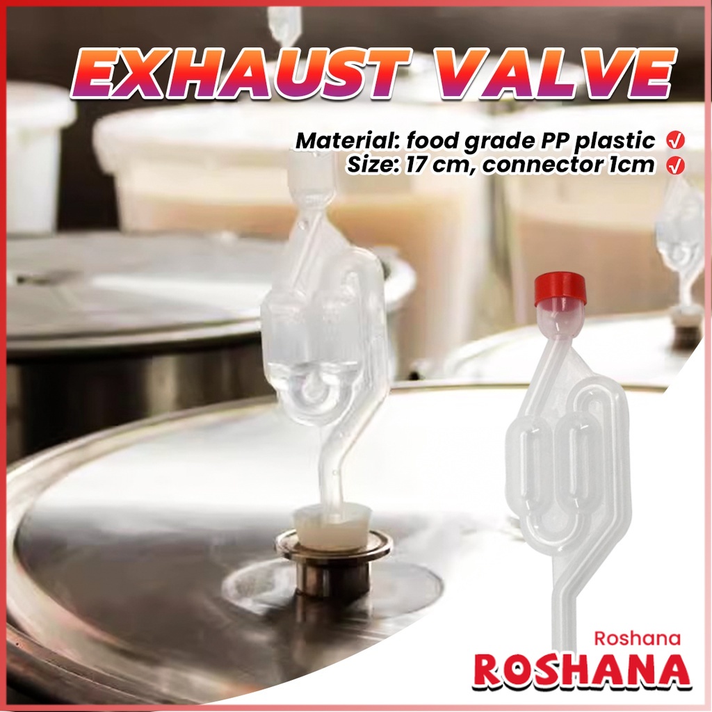 Set Di Airlock In Plastica Per Homebrew Con Grommet In Silicone