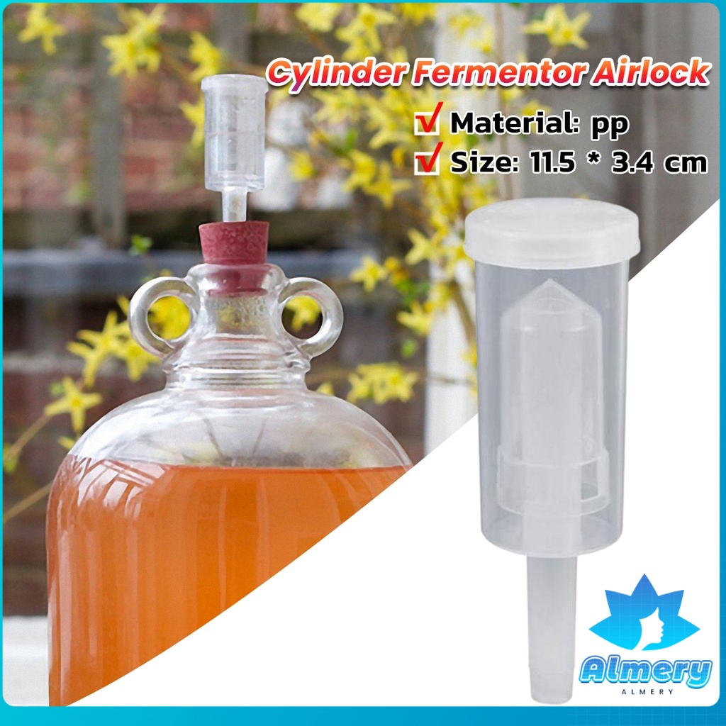 Almery Cylinder Fermentor Airlock Air Lock Home Brew Wine Beer ...