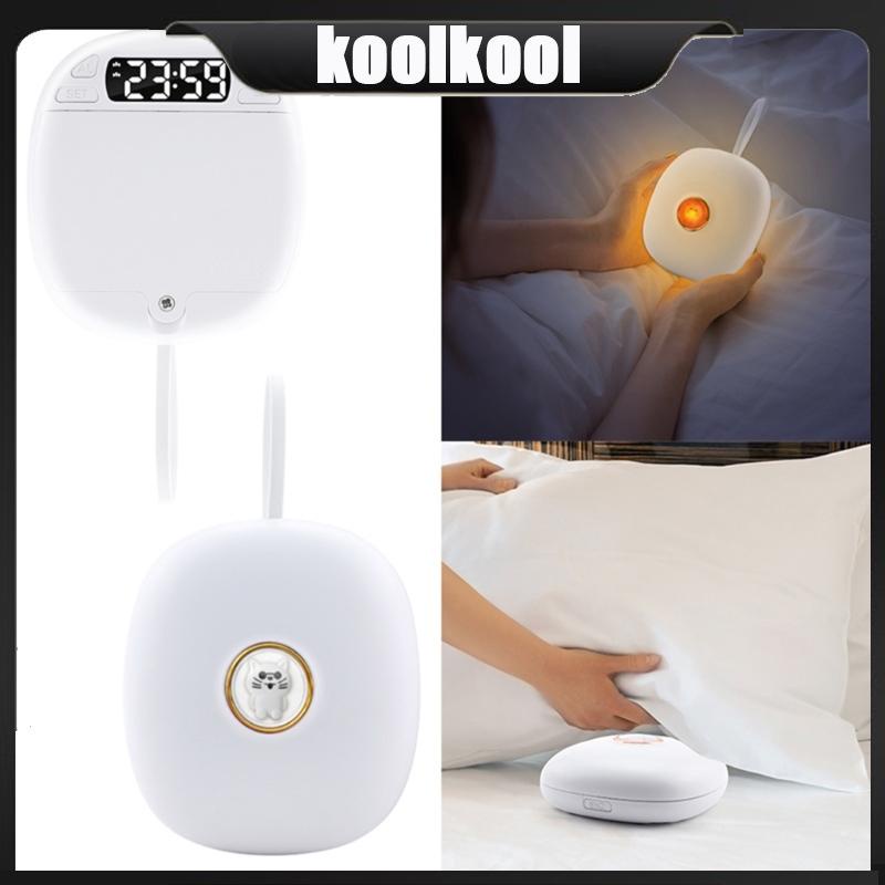 Kool Silent Vibrating Alarm Clock with Led Dispaly Cute Portable Clock