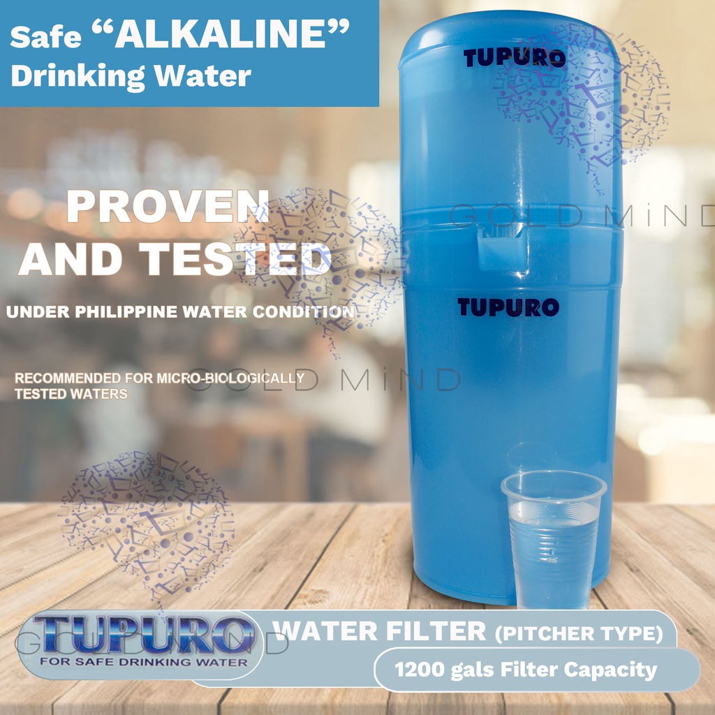 Tupuro Water Purifier, Pitcher Type with free Filter (4,542.50Liters/ 1