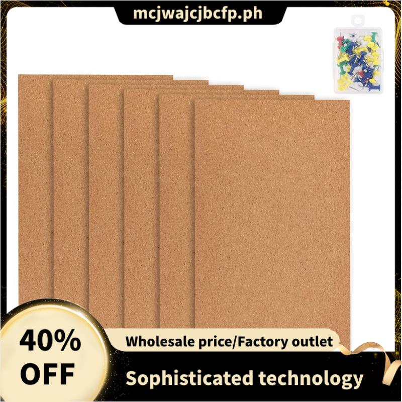 Perfect Quality 6 Pack Cork Bulletin Board,1/2Inch Thick Cork Boards ...