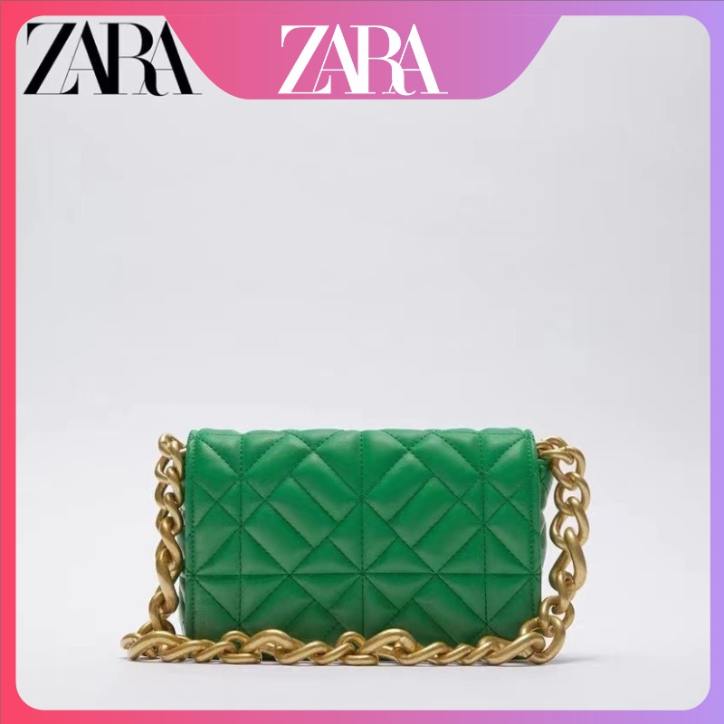 ZARA quilted shoulder bag with chain Shopee Philippines