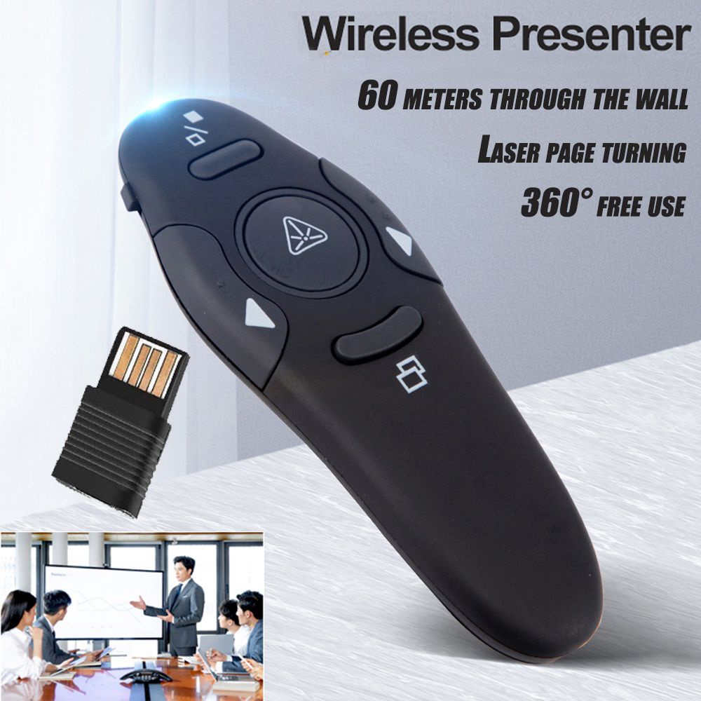 [Local] Wireless Powerpoint Presenter Remote Control PowerPoint ppt clicker Flip Pen Pointer