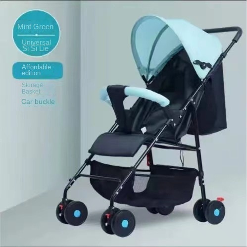 Stroller Ultra light foldable baby stroller can sit reclining umbrella simple stroller for baby