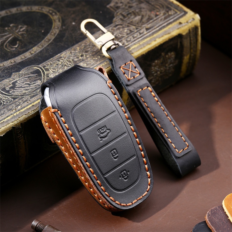 Ontto Car Key Fob Cover Fit For Hyundai Santa Fe Tucson 2022 Nexo NX4 - View #11